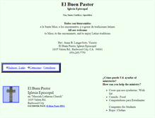 Tablet Screenshot of elbuenpastor.madreanna.org